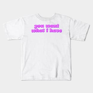 I HAVE MY CAREER Kids T-Shirt